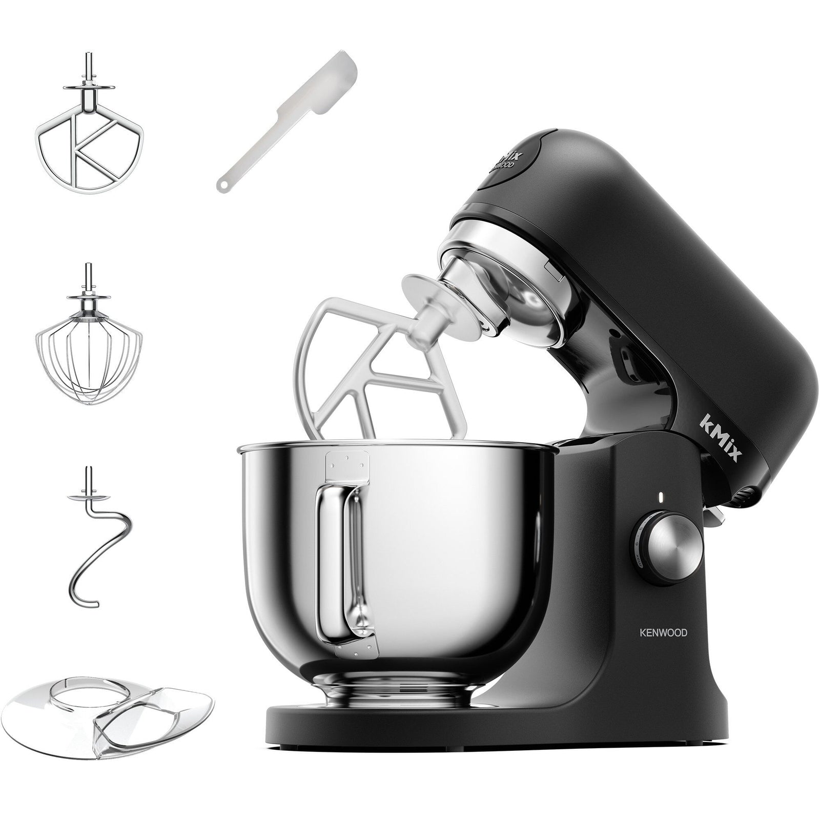 Kenwood Kenwood kMix Black Køkkenmaskine 5 liter KMX751ABK – frontbillede (Røremaskiner)