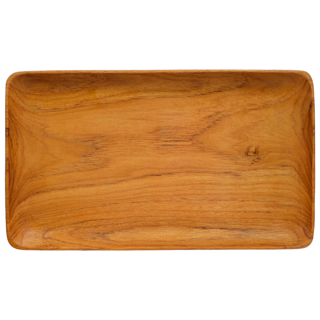 Nordhamn Nordhamn Bakke large 30 x 20 cm, teak – frontbillede (Serveringsbakke)