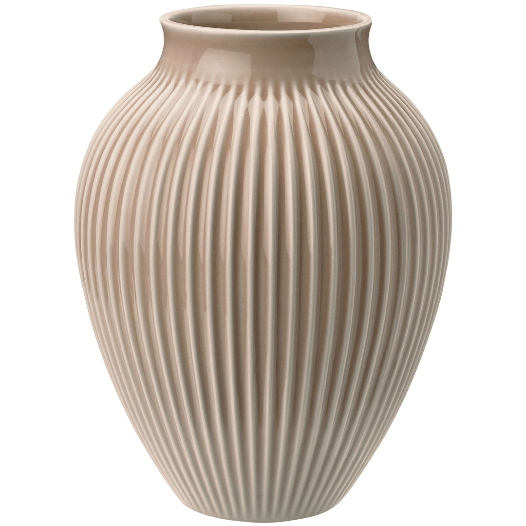 Knabstrup Knabstrup Ripple Mat Vase 20 cm, lys rosa ❤ detaljebillede (Vaser & Krukker)