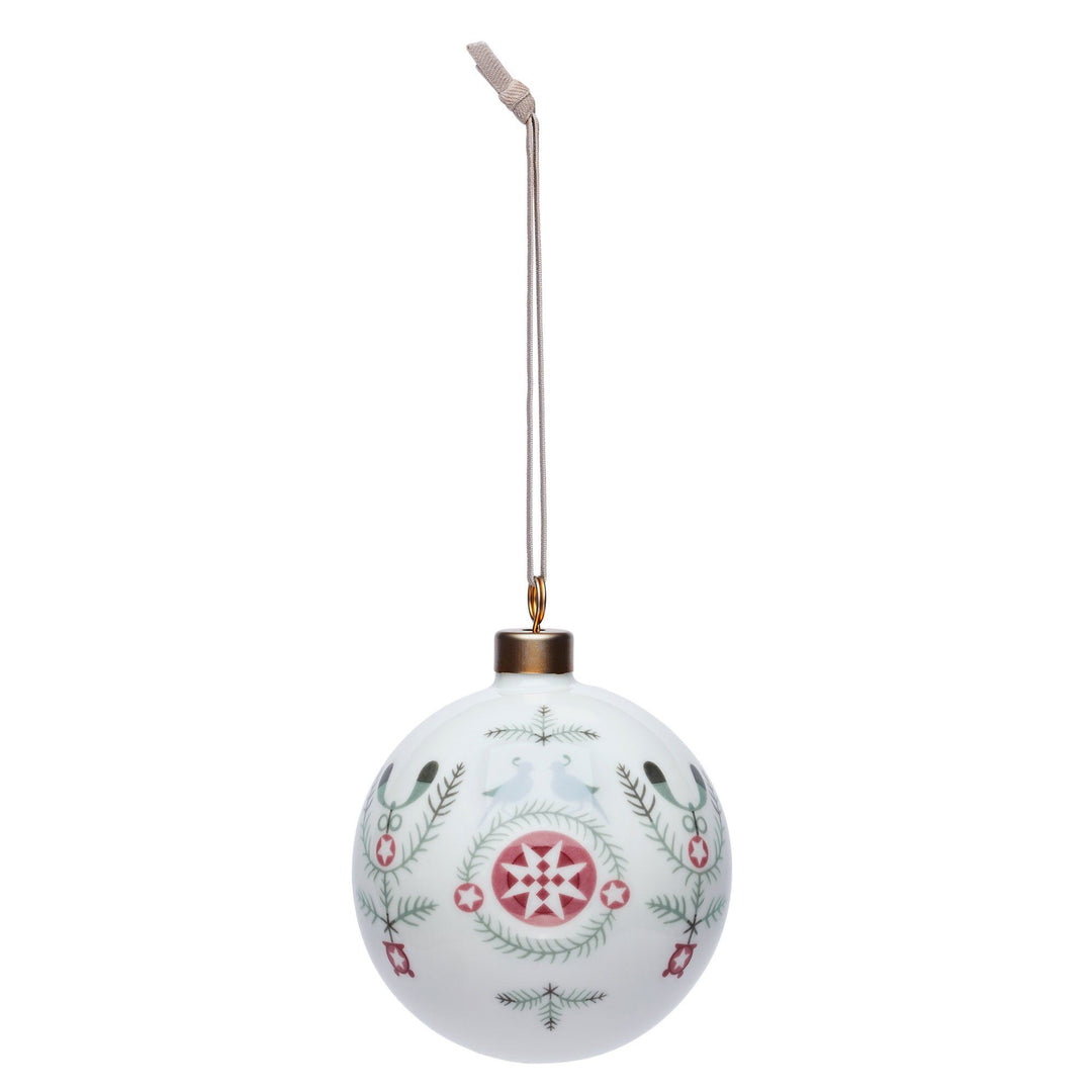 Rörstrand Rörstrand Swedish Grace Winter julekugle 8 cm – produktfoto (Juledekoration)