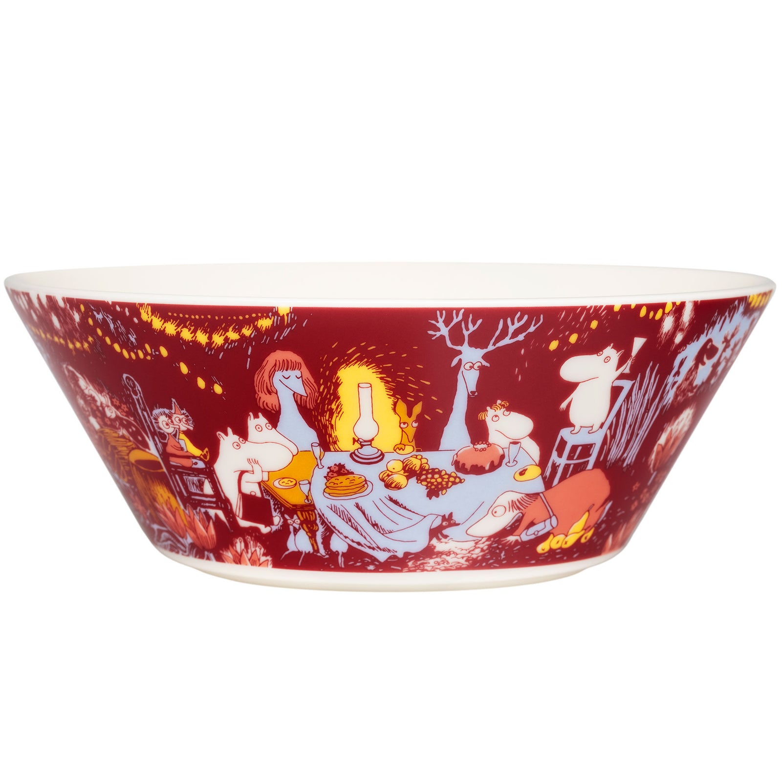 Arabia Arabia Mumin Festlige Stunder Skål Ø15 cm – frontbillede (Moomin)