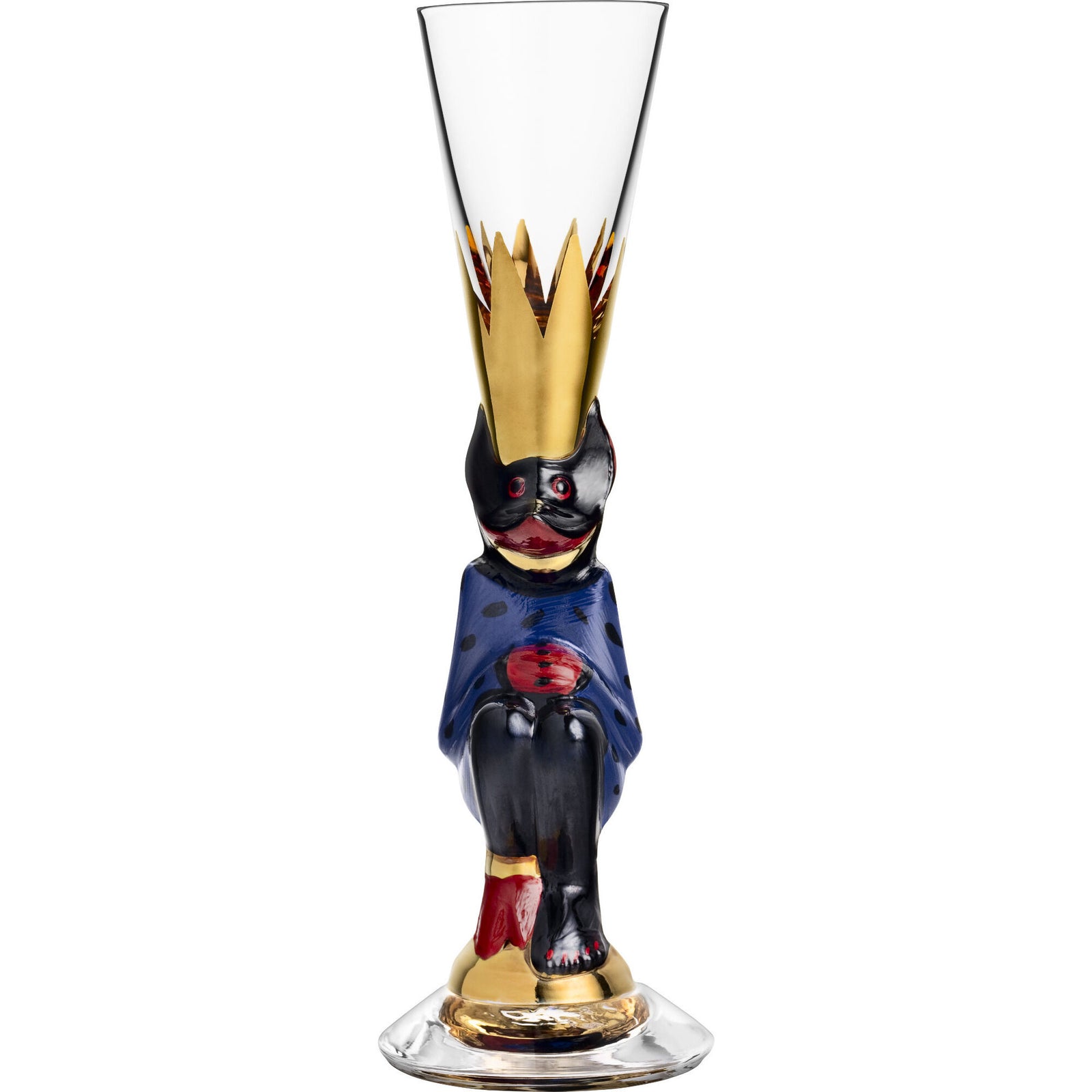 Orrefors Orrefors Nobel snapseglas 4 cl, blå – billede i brug (Snapseglas)