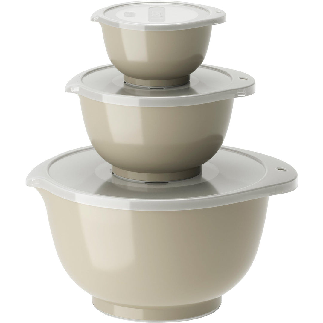 Rosti Rosti NEW Margrethe sæt med skåle 0,25 + 0,75 + 3 liter, humus ❤ produktfoto (Sæt med bagefade)