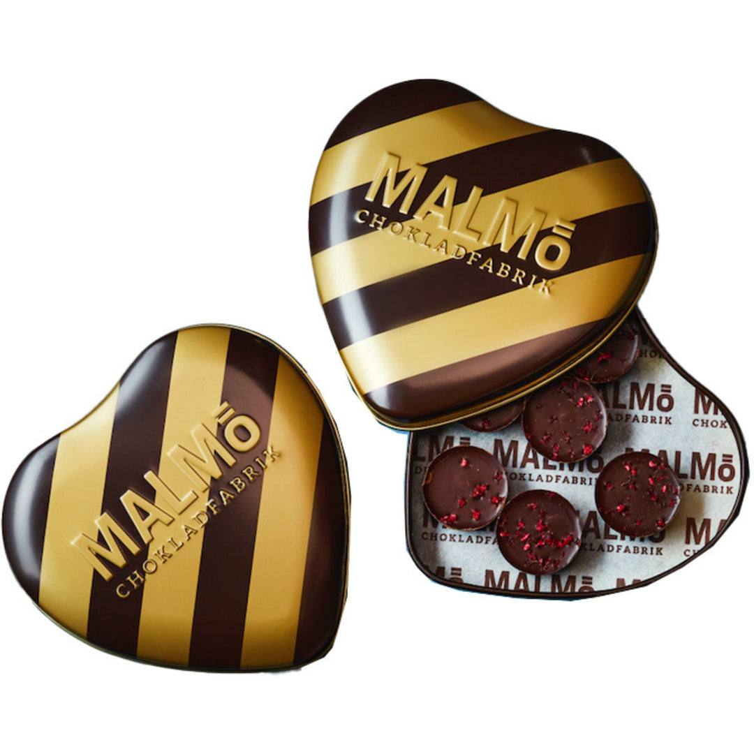 Malmö chokladfabrik Malmö chokladfabrik Kärlek 55% - blikæske ❤ produktbillede (Chokolade)