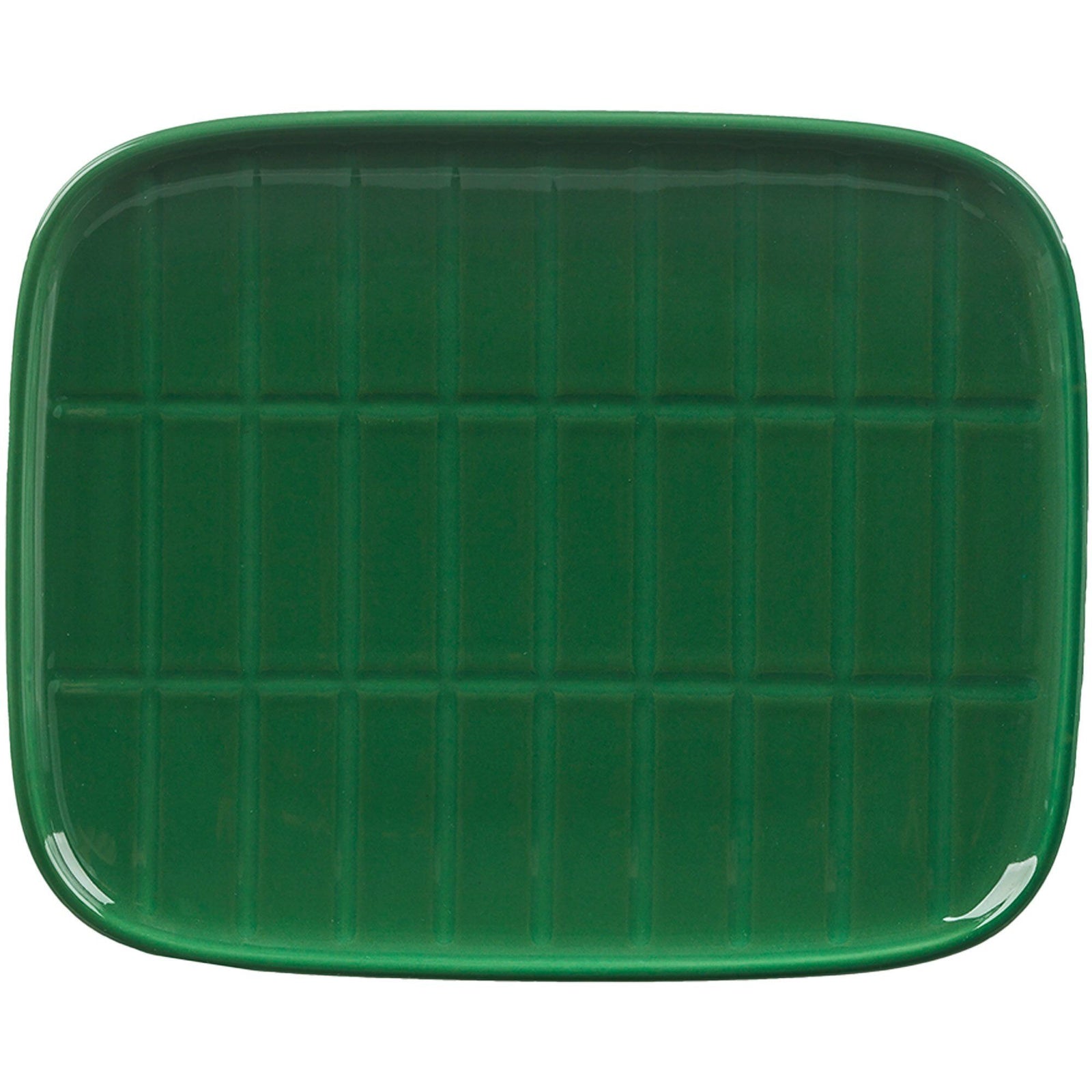 Marimekko Marimekko OIVA Tiiliskivi tallerken 15 x 12 cm, grøn ❤ produktbillede (Tallerkener)