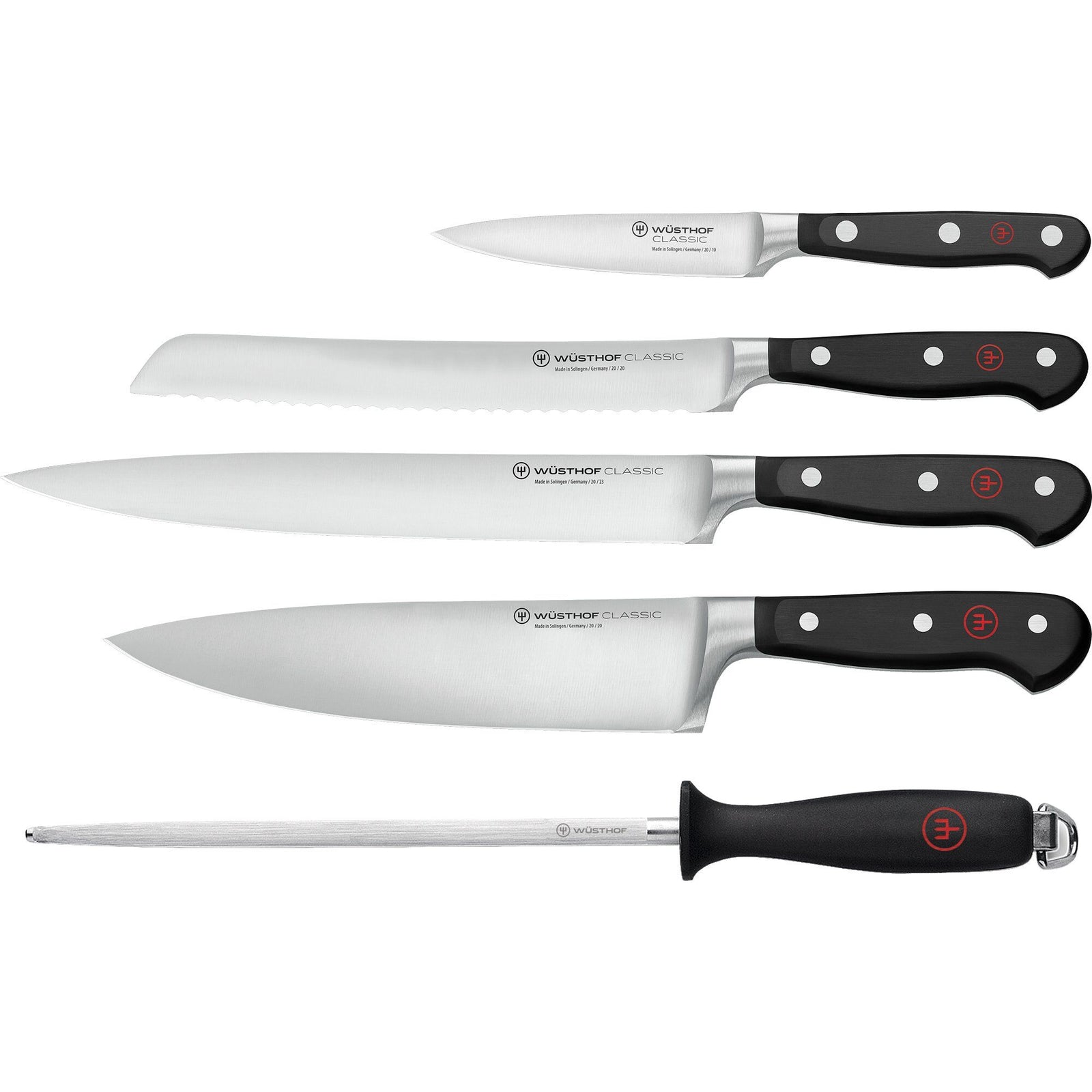 Wüsthof Wüsthof Classic knivsæt 5 dele – frontbillede (Knivsæt)