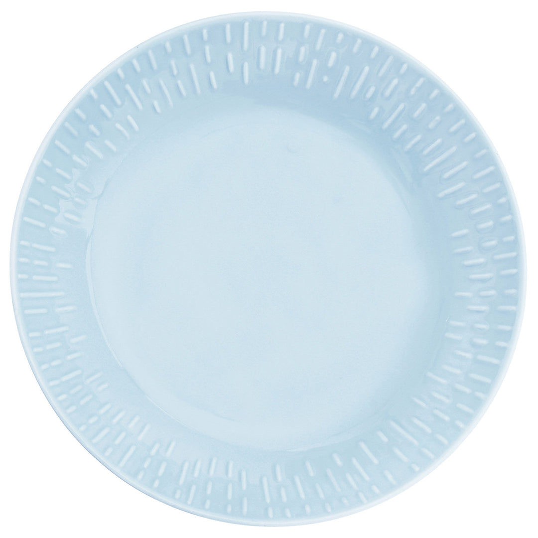 Aida Aida Confetti pastatallerken 23 cm, aqua – vinkelbillede (Pastaskål)