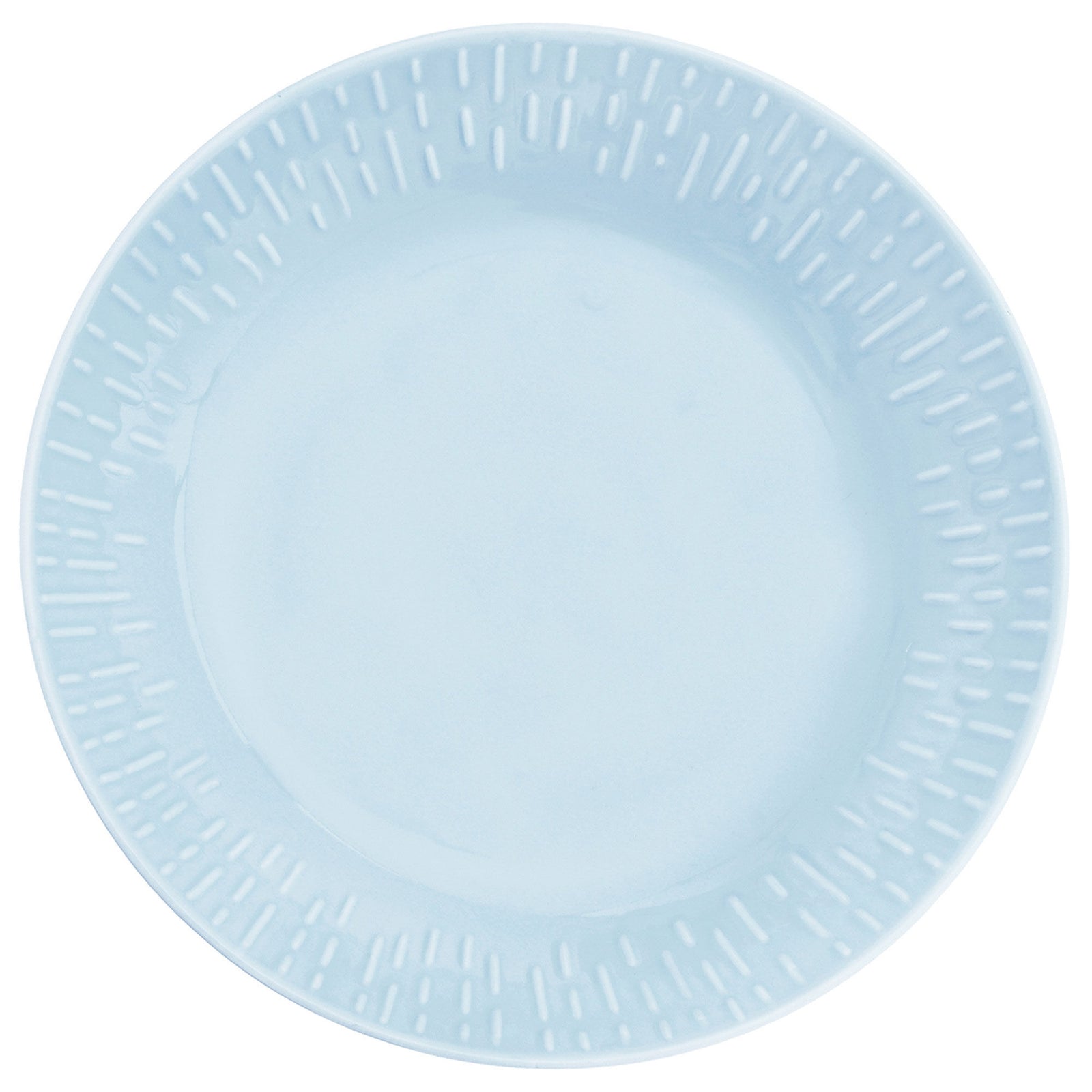 Aida Aida Confetti pastatallerken 23 cm, aqua – vinkelbillede (Pastaskål)