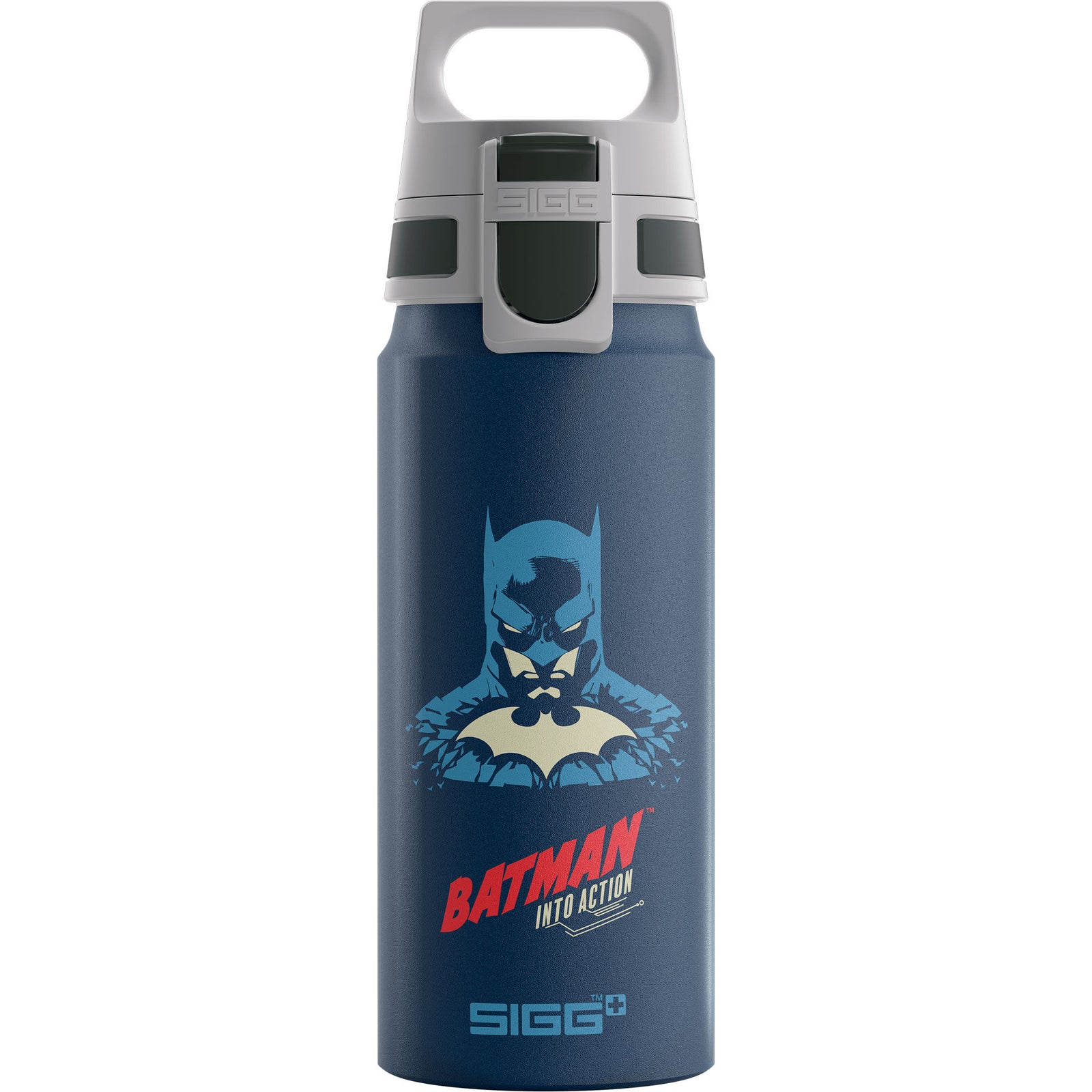 Sigg SIGG Warner Bros WMB ONE flaske 0,6 liter, Batman Action Blue – produktbillede (Termokande)