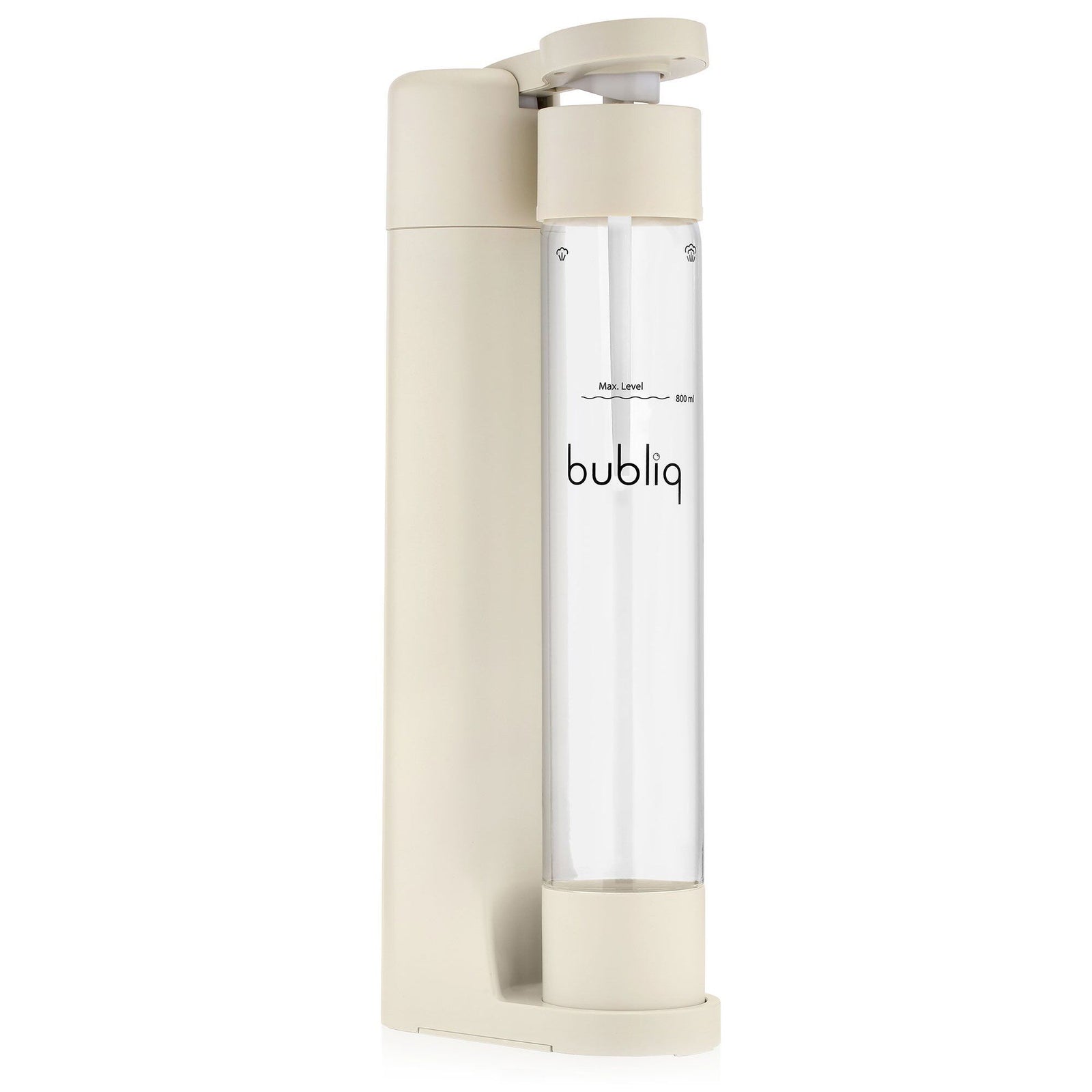 Bubliq Bubliq Sodavandsmaskine 800 ml, beige – produktfoto (Sodavandsmaskiner)