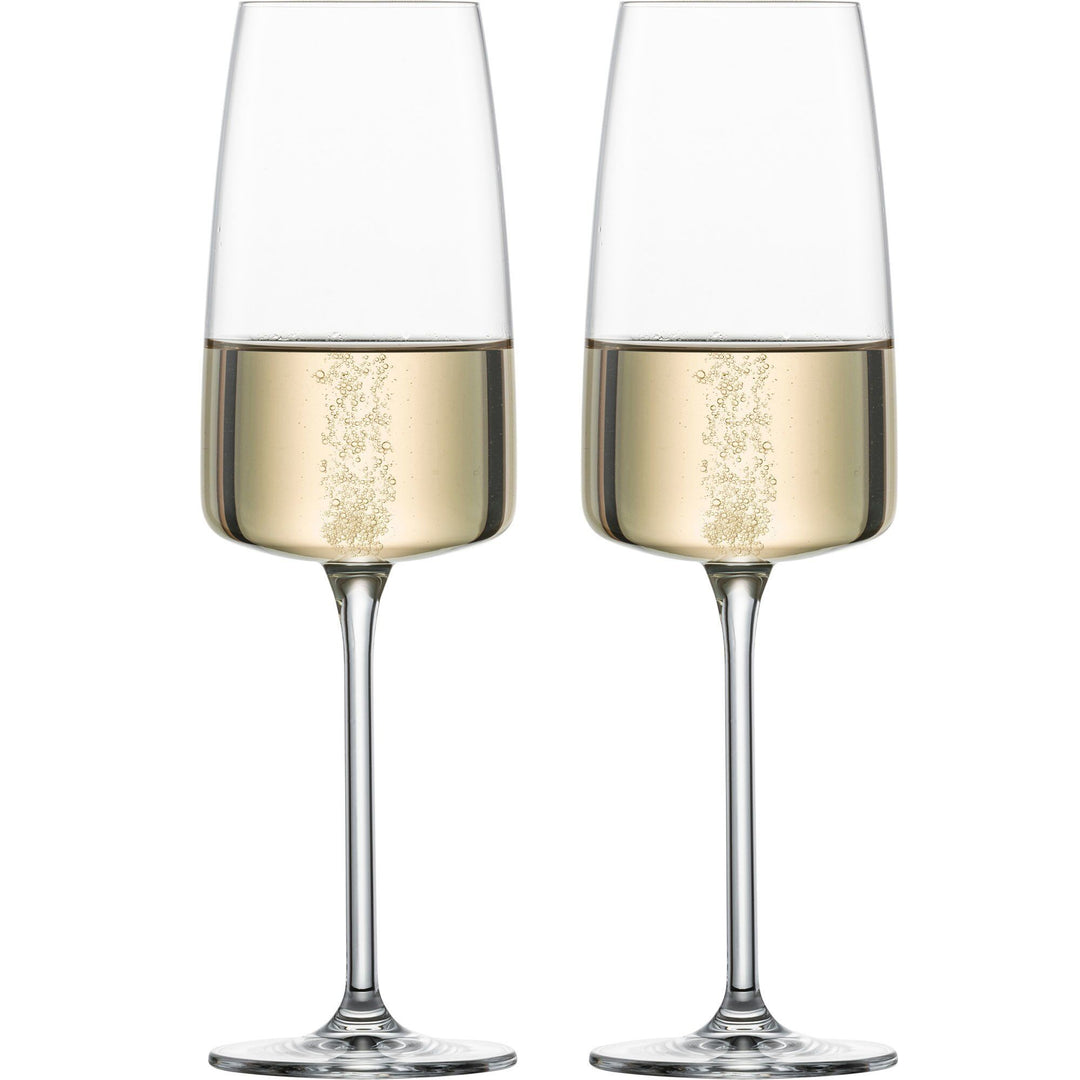 Zwiesel Zwiesel Vivid Senses champagneglas 38 cl, 2-pak – close-up (Champagneglas)
