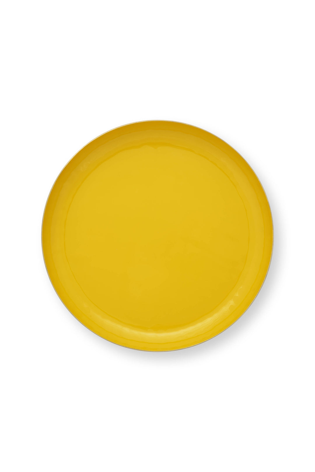 Produktbillede af Tray Enamelled Yellow 30cm på tilbud i høj kvalitet