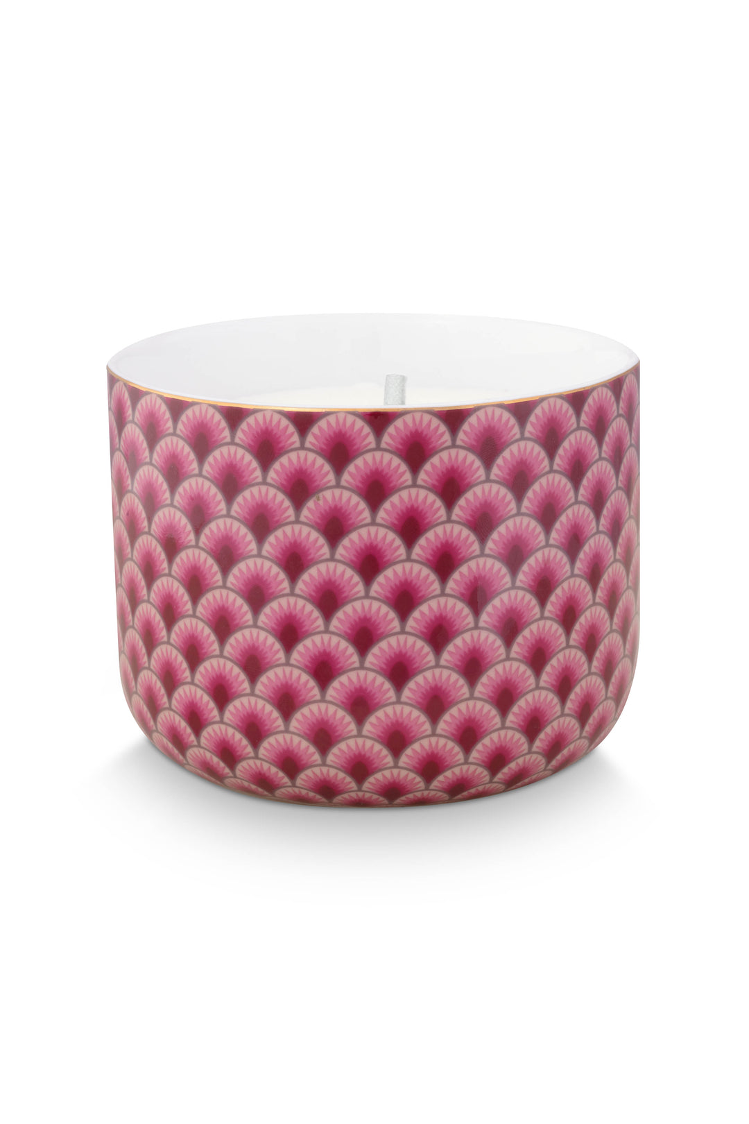 Produktbillede af Candle Box Kyoto Festival Pink 11.7x9.6cm på tilbud i høj kvalitet