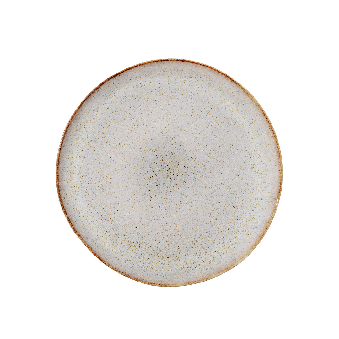 BLOOMINGVILLE Sandrine Tallerken Natur Stentøj D22 cm