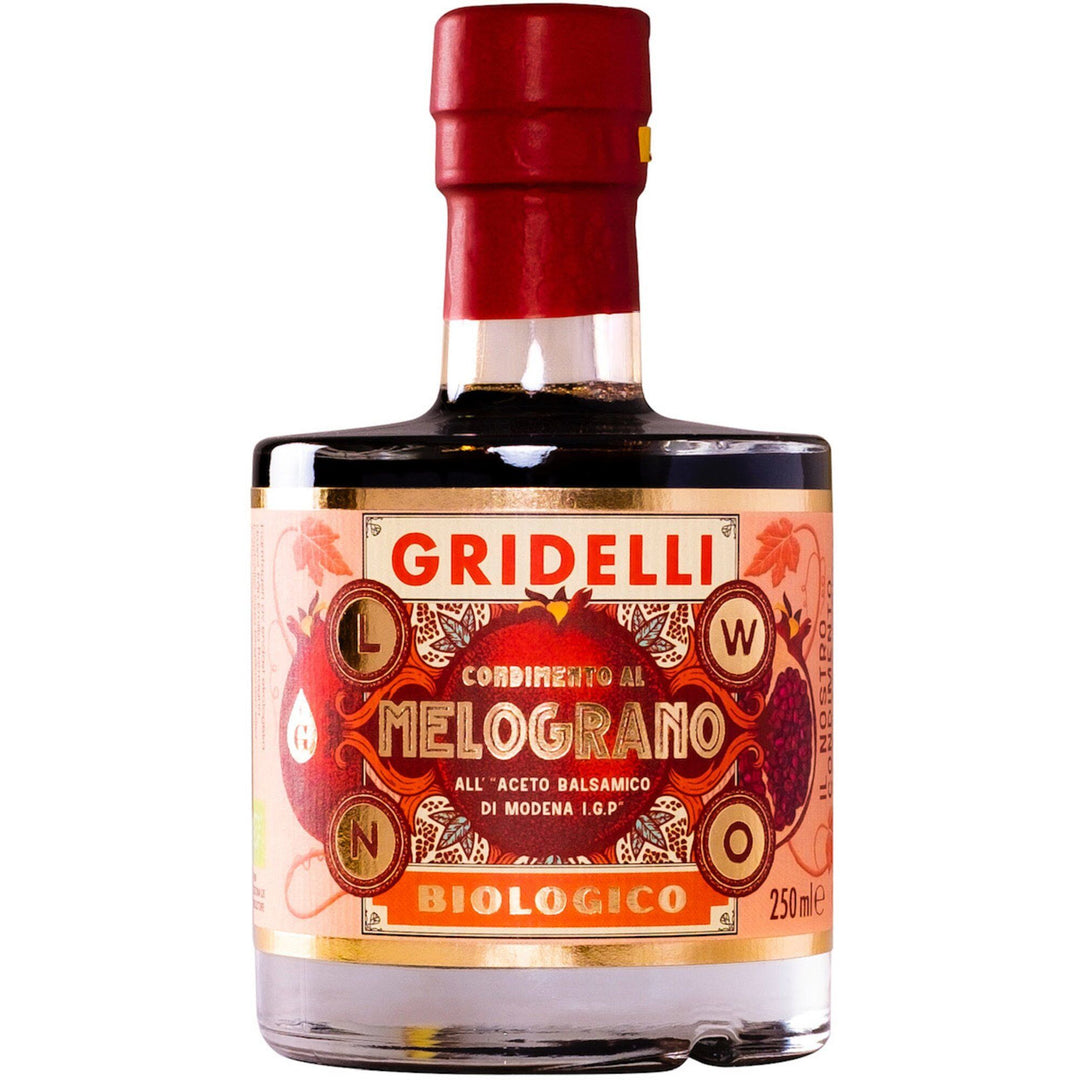 Fratelli gridelli Fratelli gridelli Aceto balsamico al Melograno, 250 ml – close-up (Eddike)