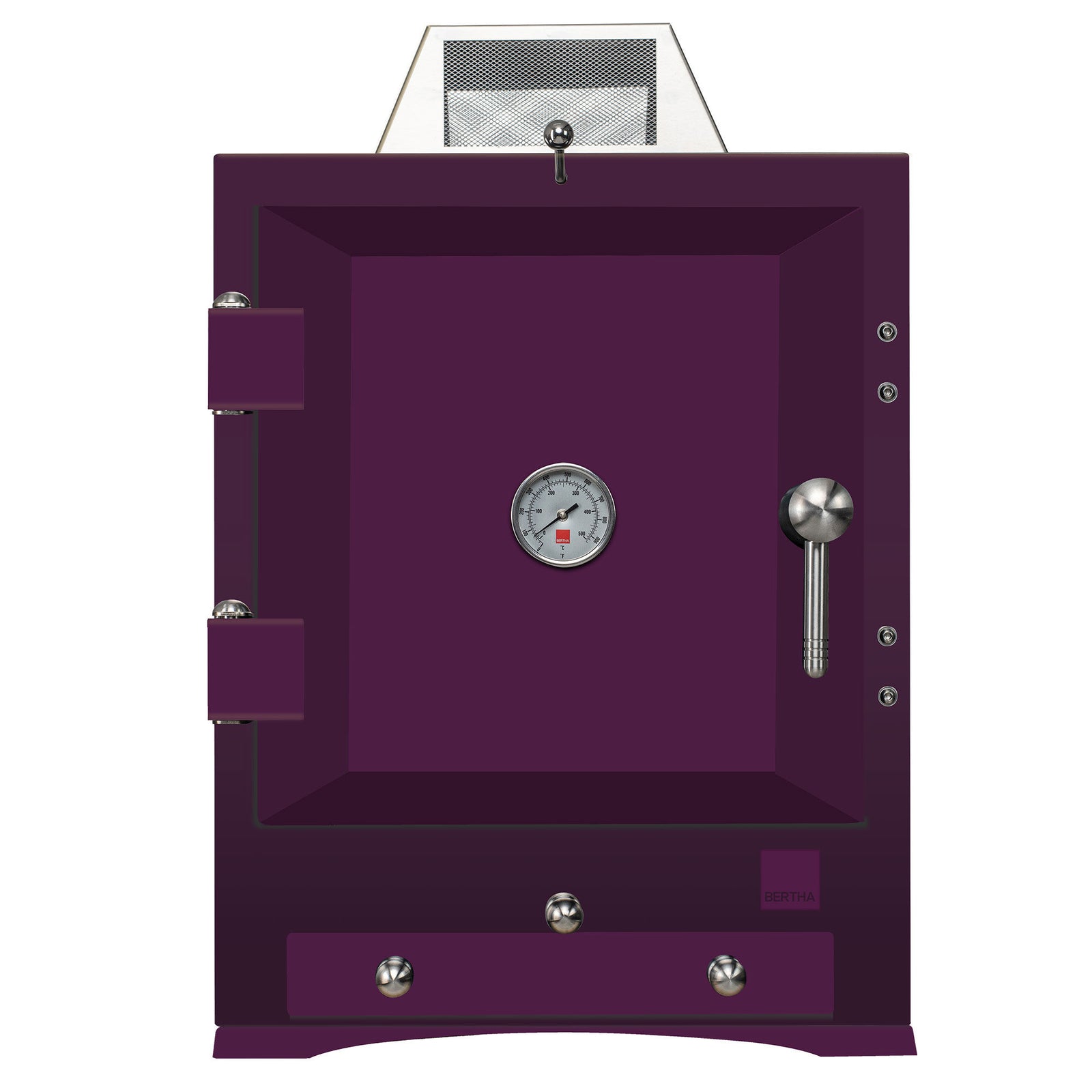 Bertha ovens Bertha ovens Bertha Original Table Top trækulsovn, aubergine – produktfoto (Pizzaovne)