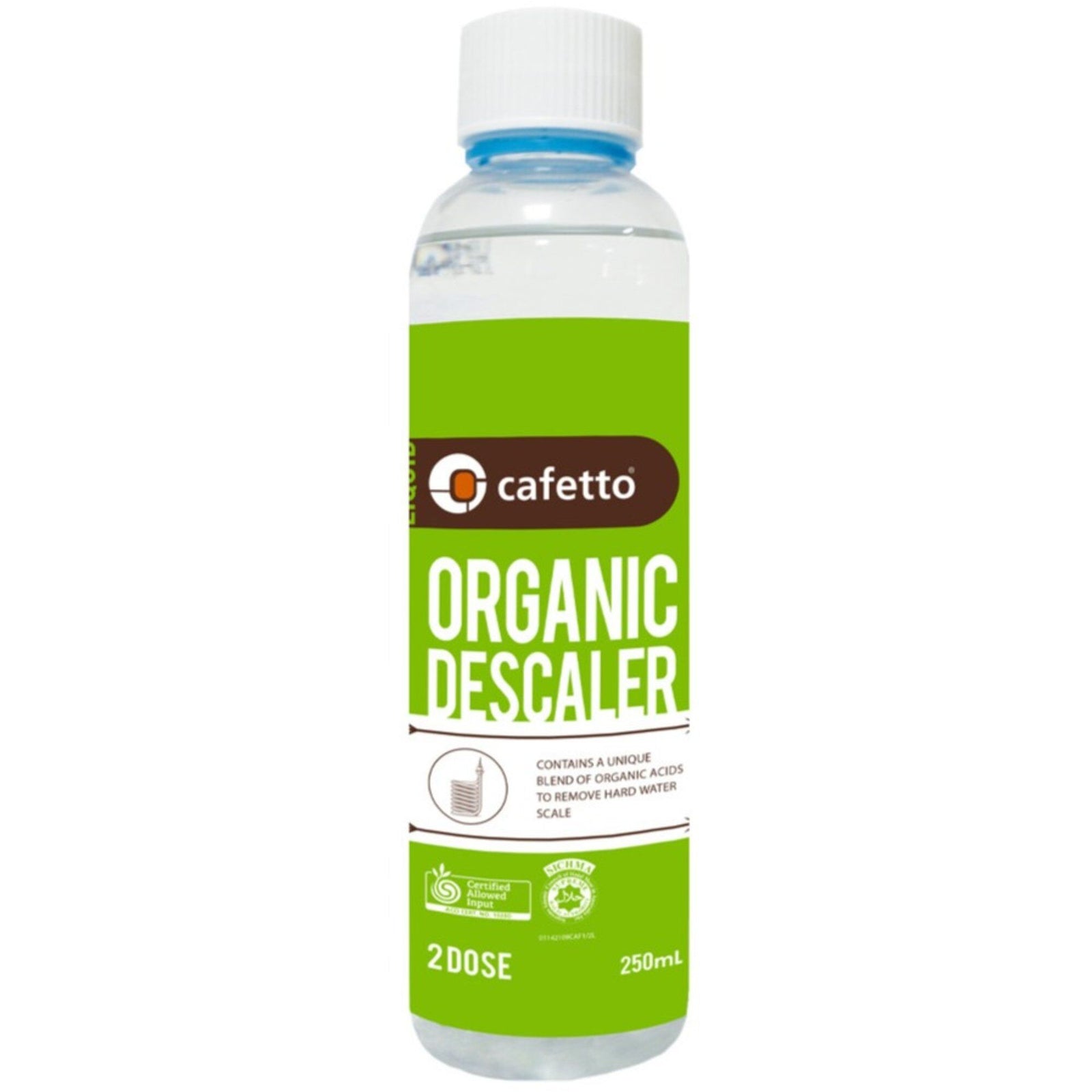 Cafetto Cafetto Organic afkalkningsmiddel 250 ml ❤ billede i brug i kategorien Afkalkning