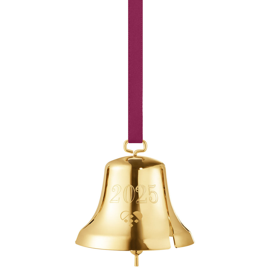 Georg jensen Georg Jensen CC 2025 Juleklokke, 18K guldbelægning ❤ produktfoto (Juledekoration)