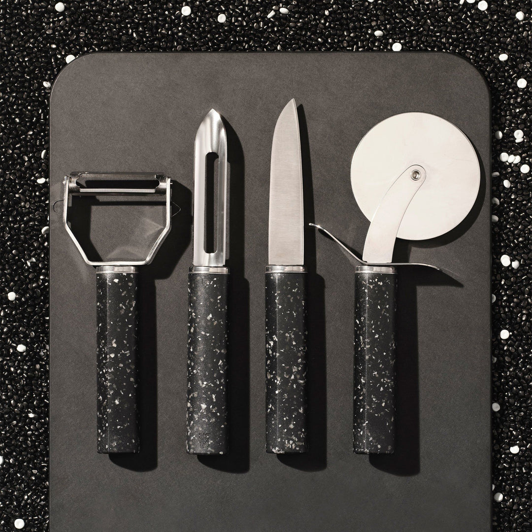 Rig-tig Rig-tig REDO urteskniv, sort – close-up (Skræller)