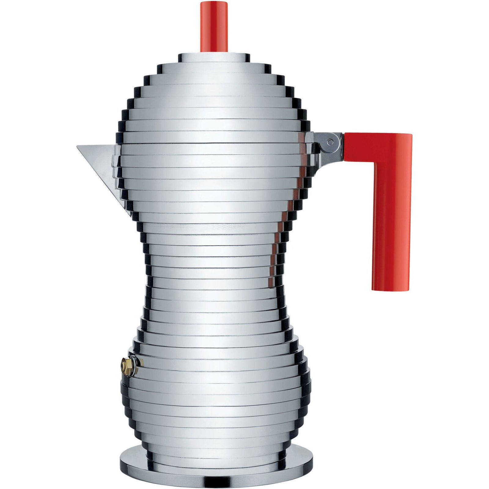 Alessi Alessi Pulcina Espressokande 30 cl., rød – frontbillede (Mokabrygger)