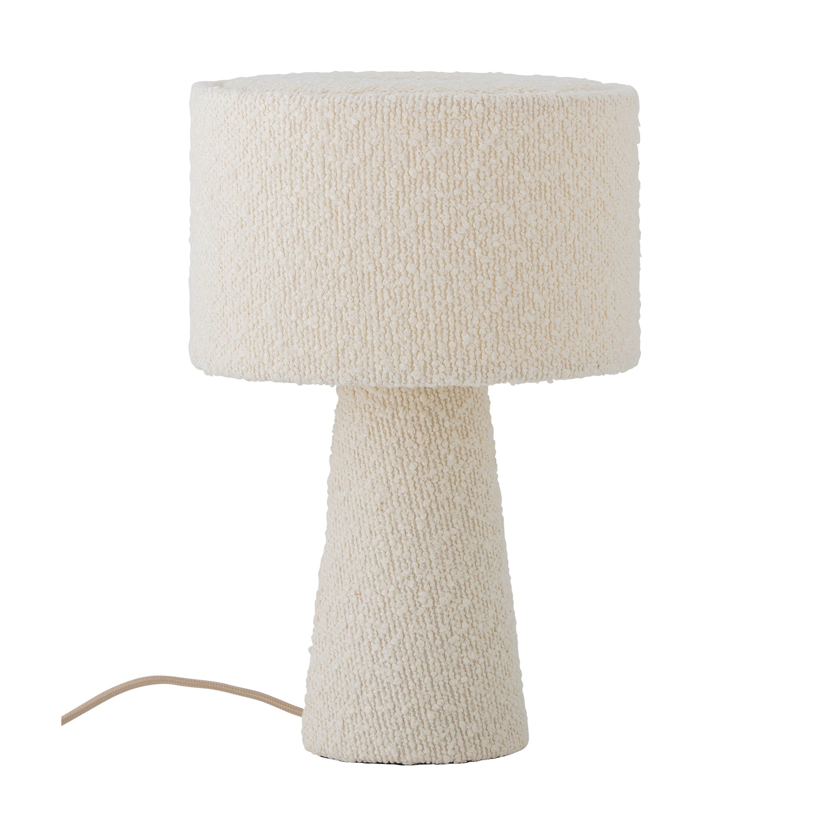Produktbillede af BLOOMINGVILLE Emmie bordlampe hvid polyester D20xH30 i premium kvalitet