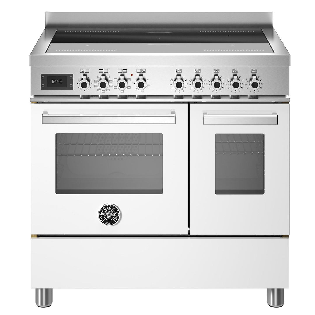 Bertazzoni Bertazzoni PRO95I2EBIT Professional induktionskomfur med dobbeltovn, 90 cm, hvid ❤ billede i brug (Induktionskomfur)