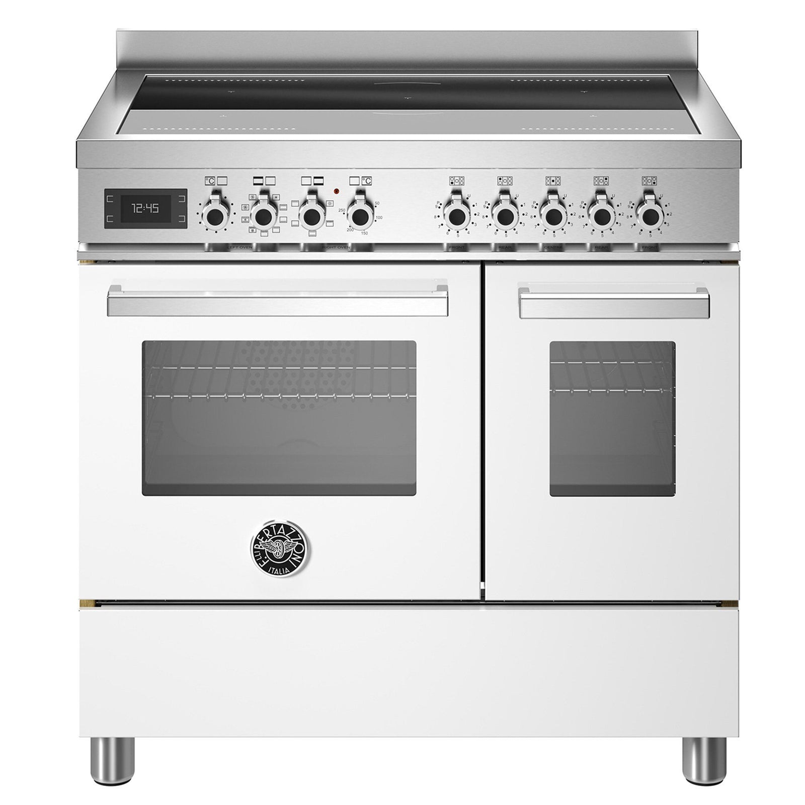 Bertazzoni Bertazzoni PRO95I2EBIT Professional induktionskomfur med dobbeltovn, 90 cm, hvid ❤ billede i brug (Induktionskomfur)
