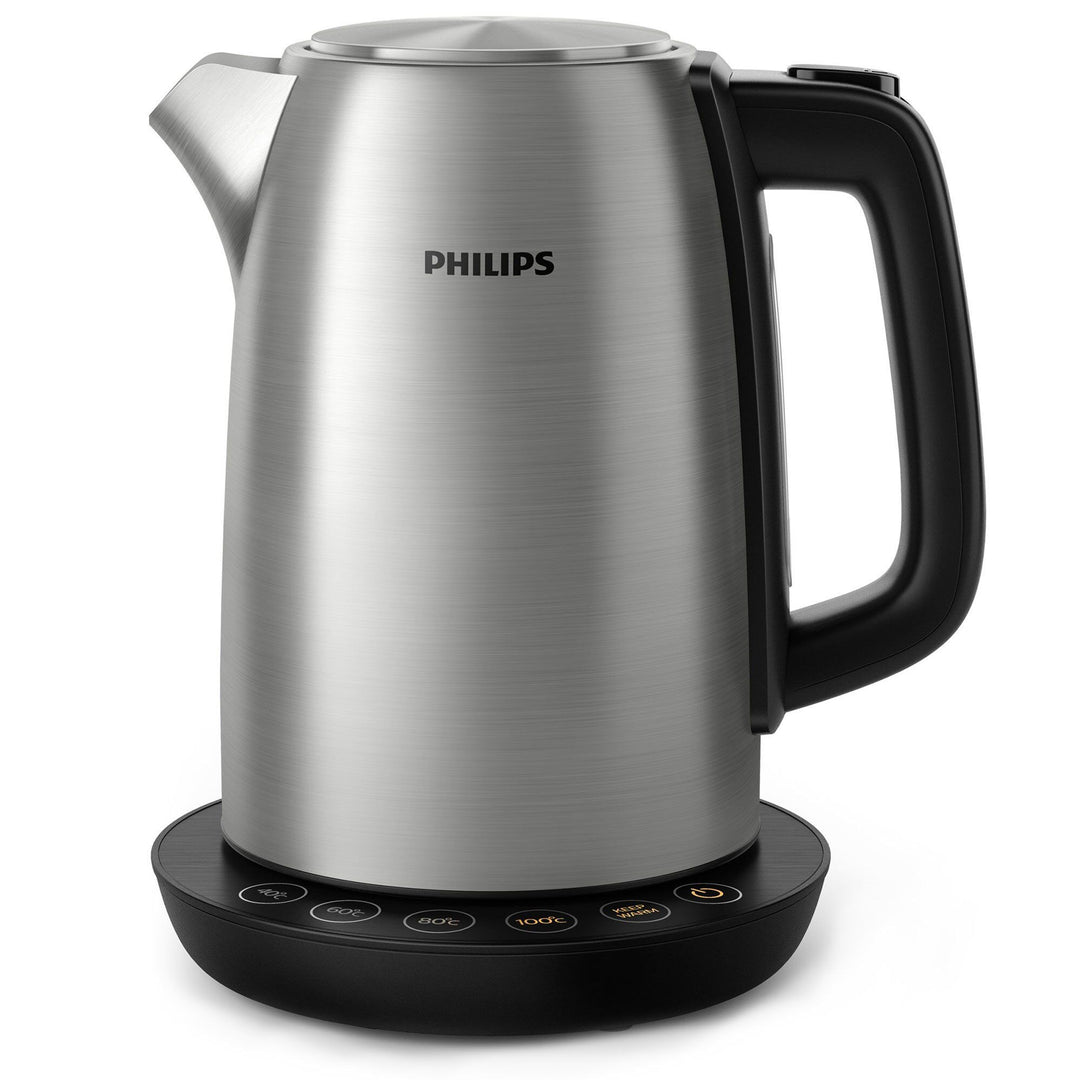 Philips Philips HD9359/90 Avance Collection elkedel, 1,7 liter, rustfrit stål – vinkelbillede (Elkedel)