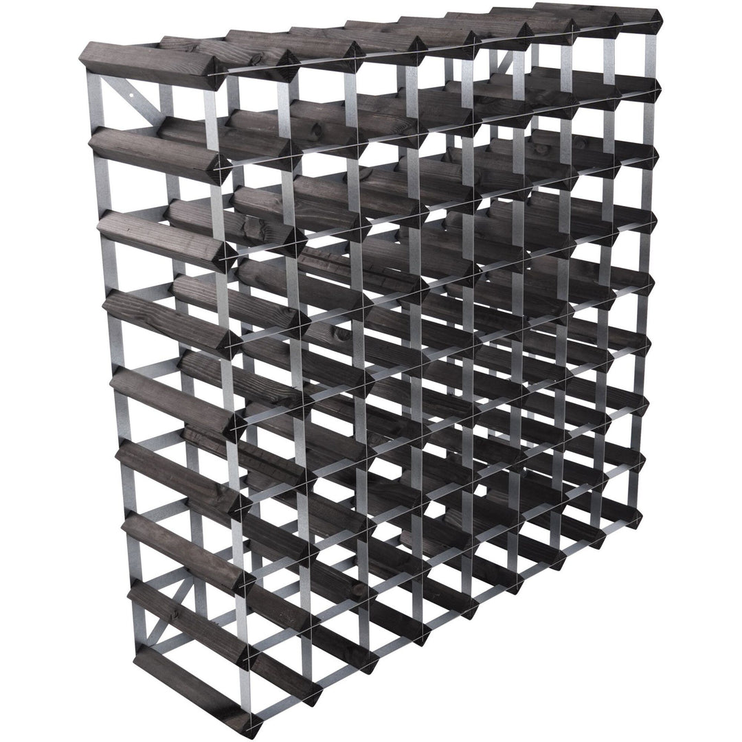 Traditional wine rack Traditional wine rack Vinstativ Black Ash 72 Flasker – detaljebillede (Vinstativ)