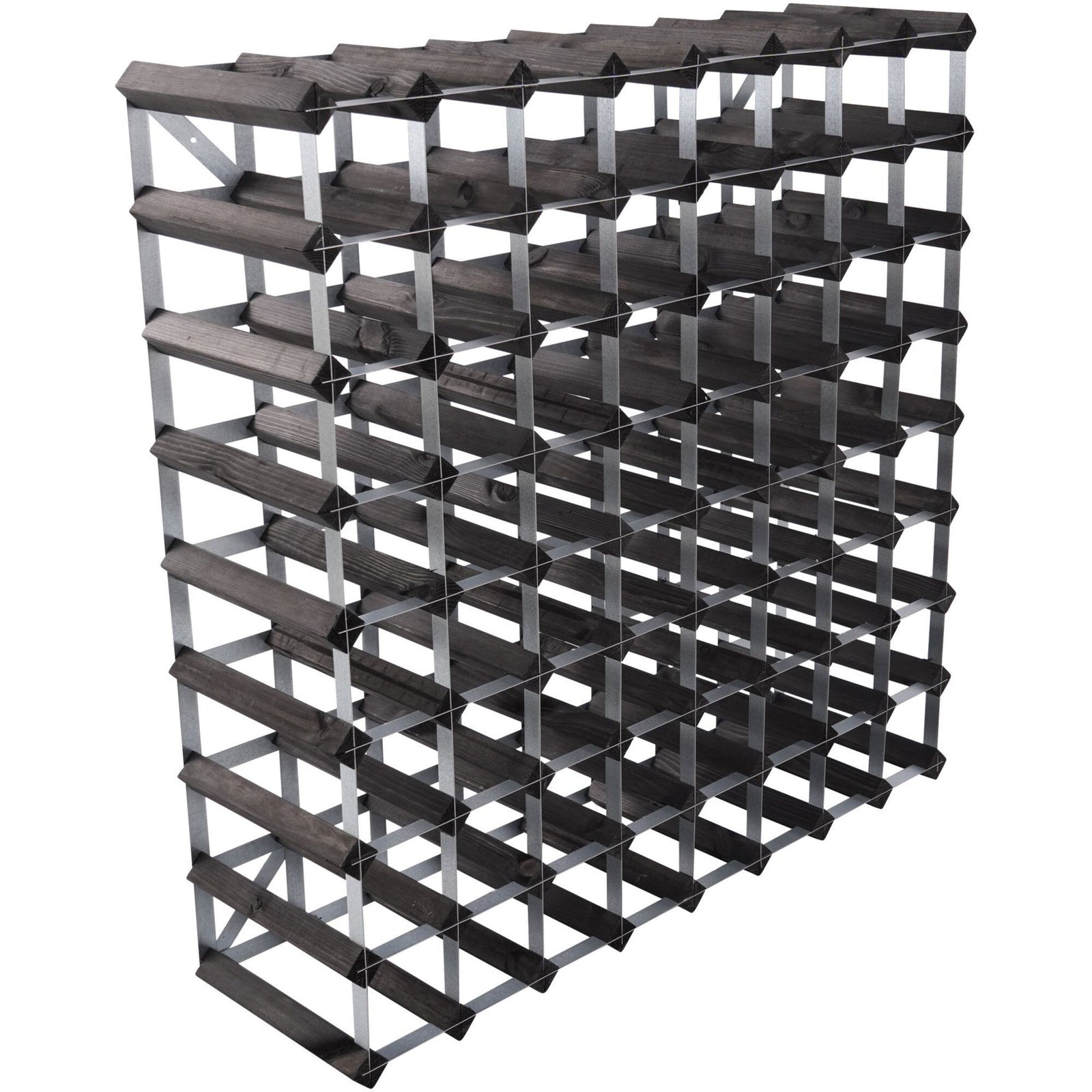 Traditional wine rack Traditional wine rack Vinstativ Black Ash 72 Flasker – detaljebillede (Vinstativ)