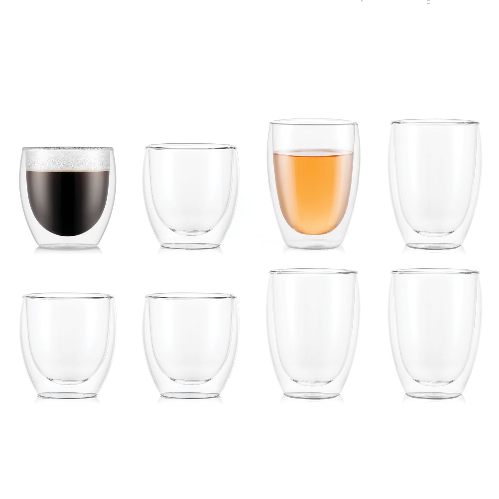 Bodum Bodum Pavina glas, 8 stk. ❤ vinkelbillede (Vandglas)