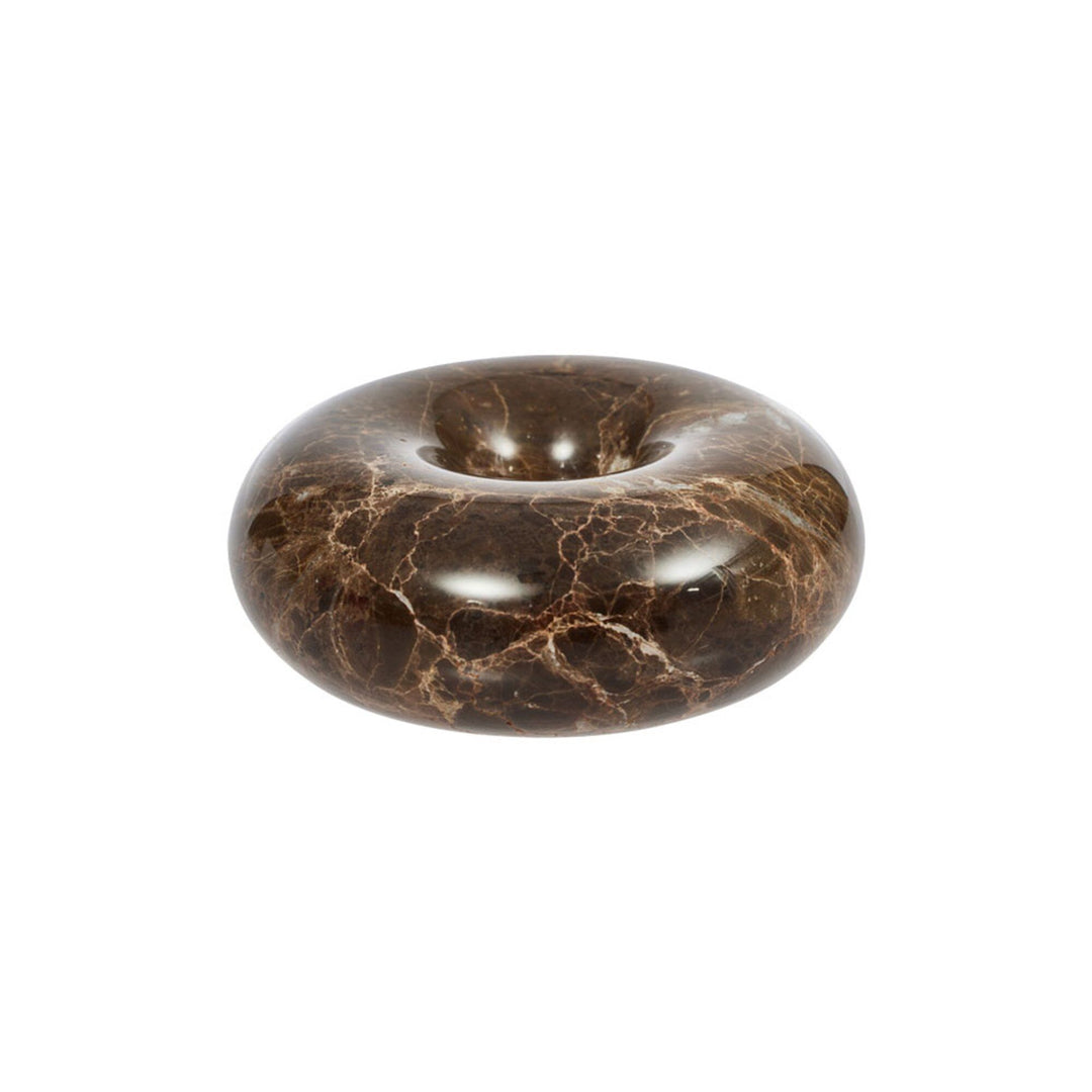 Oyoy living design Oyoy living design Savi marmorlysestage 4 cm, choko – detaljebillede (Lysestage)