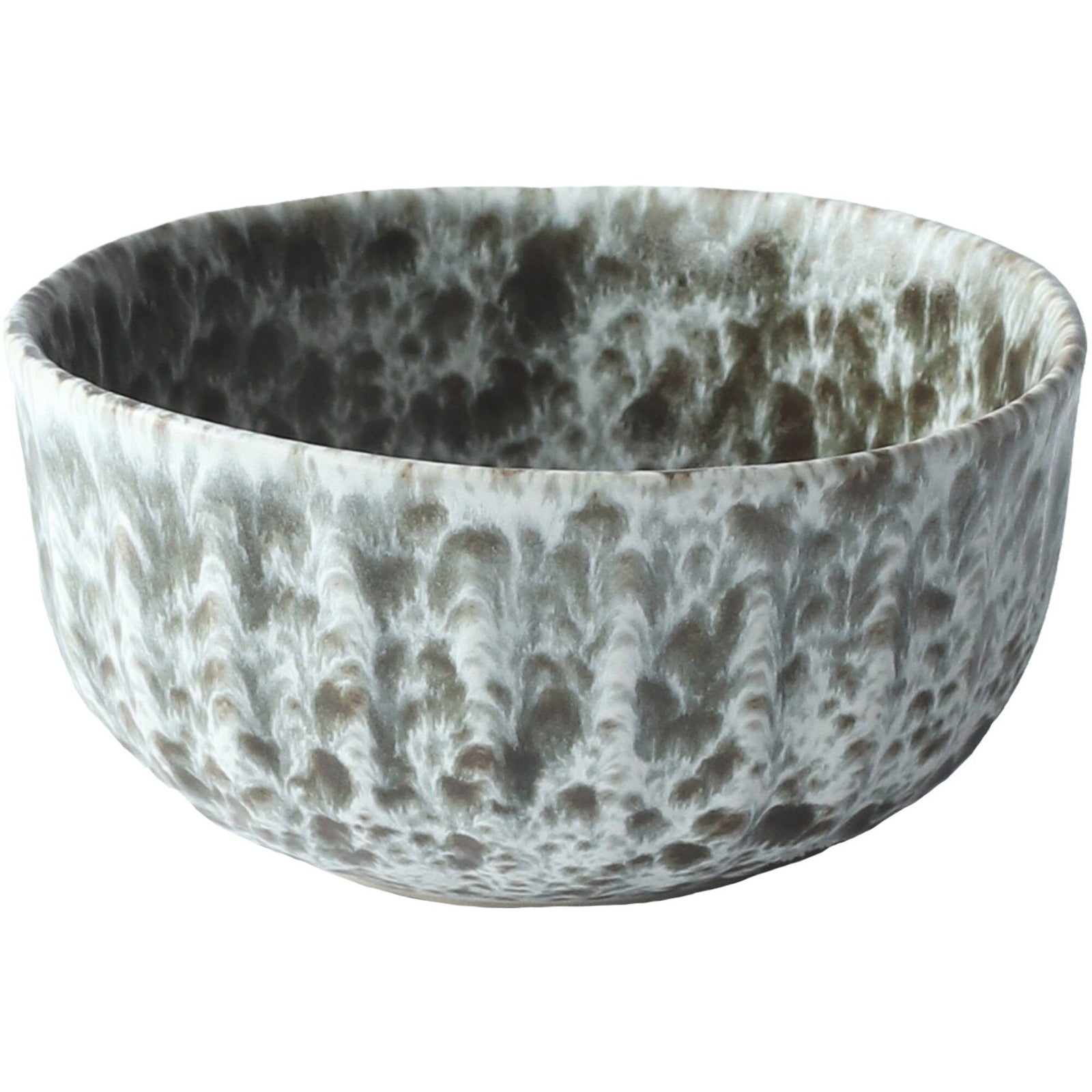 Tell me more Tell me more Rivoli skål small Ø14 cm, green splatter – close-up (Skål)