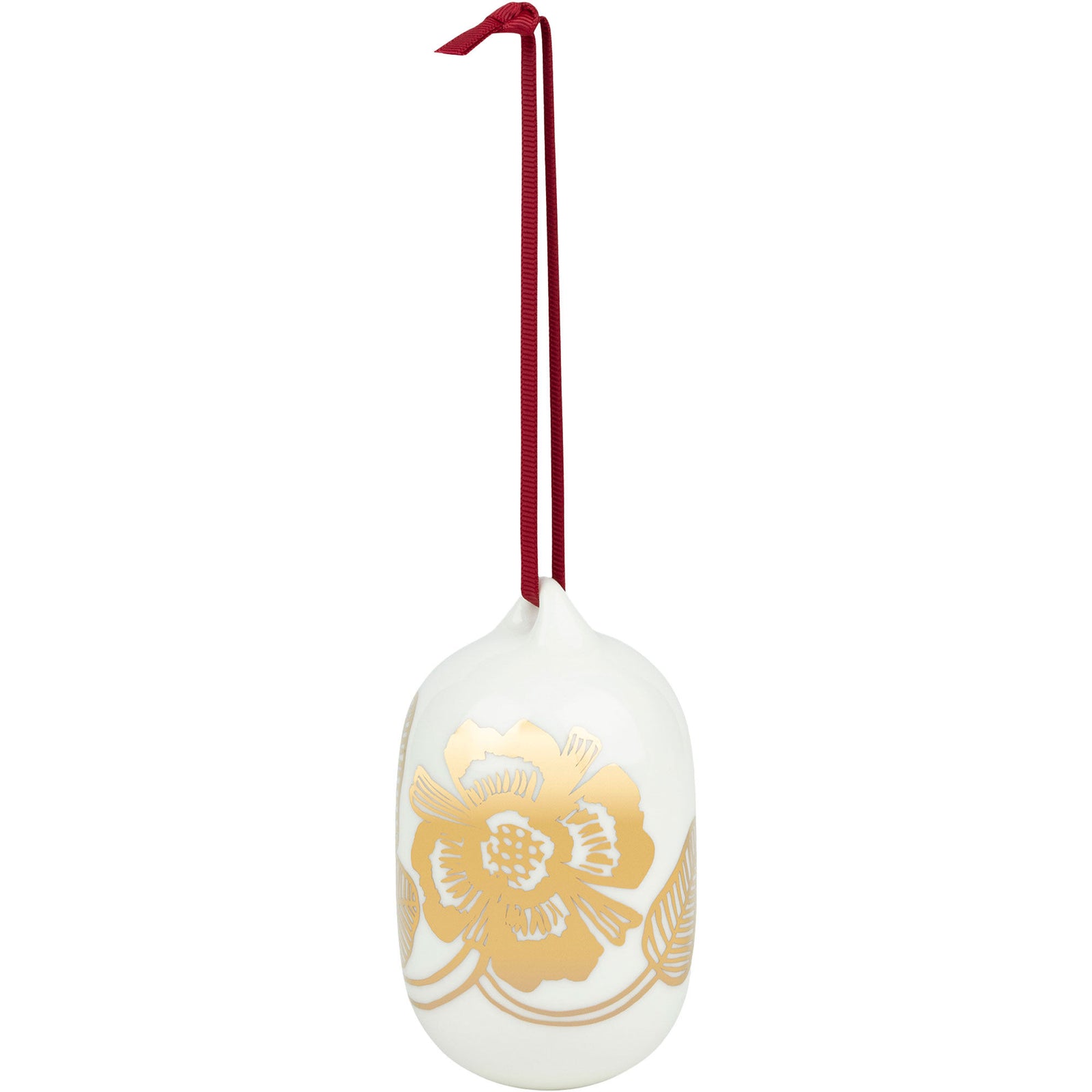 Marimekko Marimekko Tiara julepynt, hvid/guld ❤ billede i brug (Ornament)