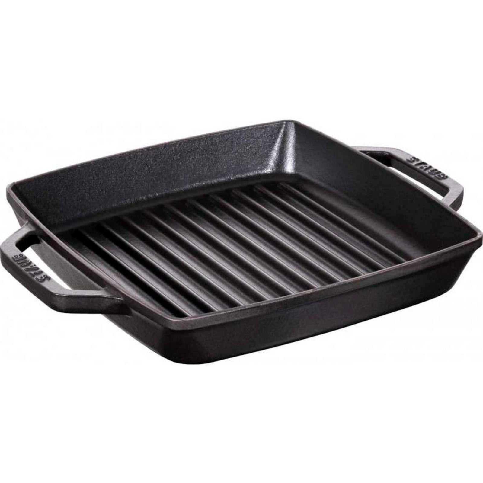 Staub Staub Pure Grill Kvadratisk Grillpande 33 cm Sort – close-up (Grillpande)