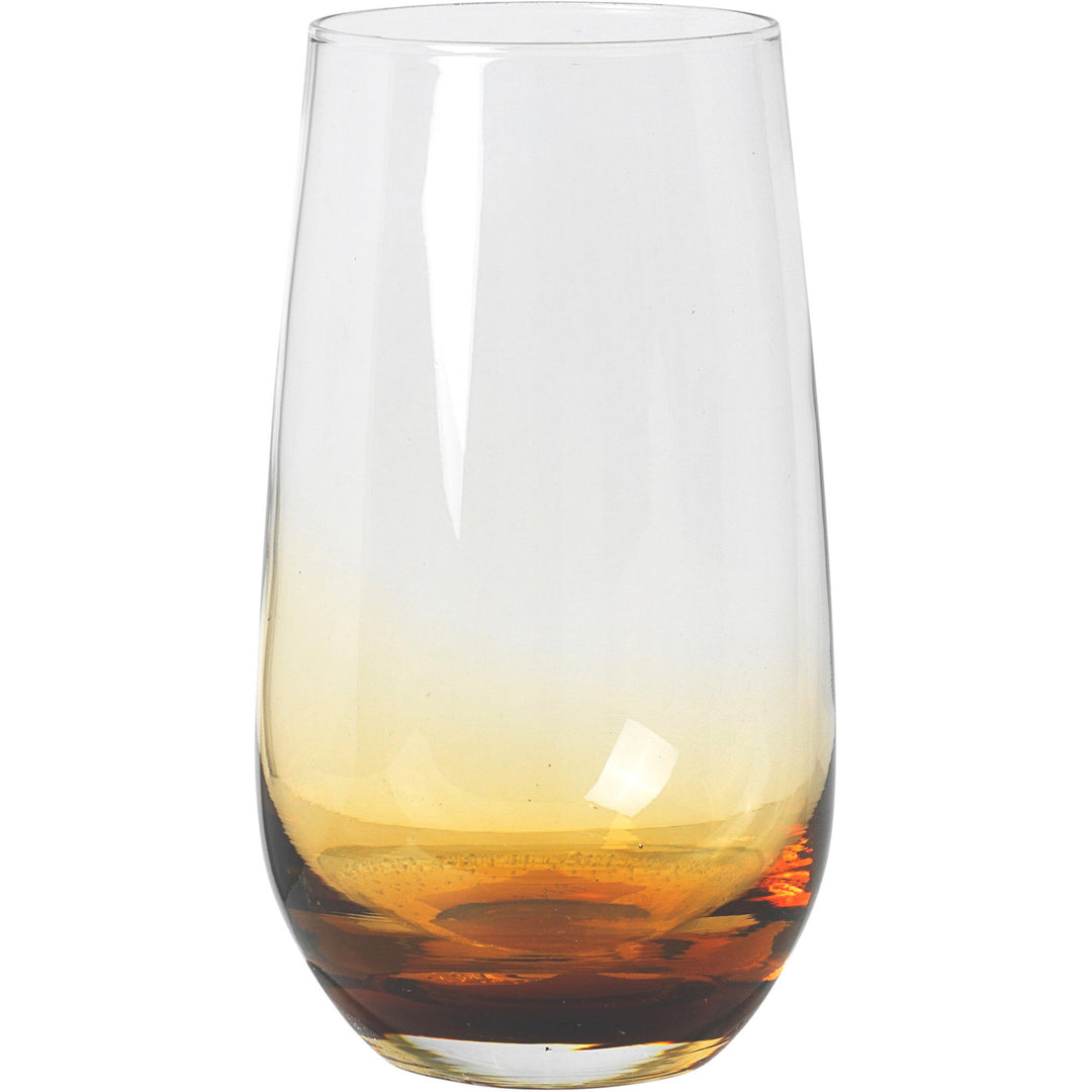 Broste Broste 55 cl. Amber mundblæst drikkeglas ❤ vinkelbillede (Glas)