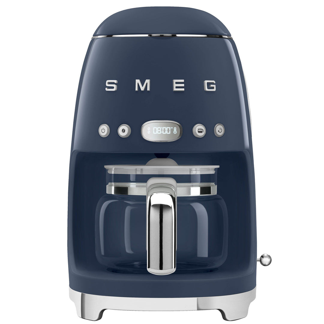 Smeg Smeg Retro kaffebrygger, navy blue – vinkelbillede (Kaffemaskiner)