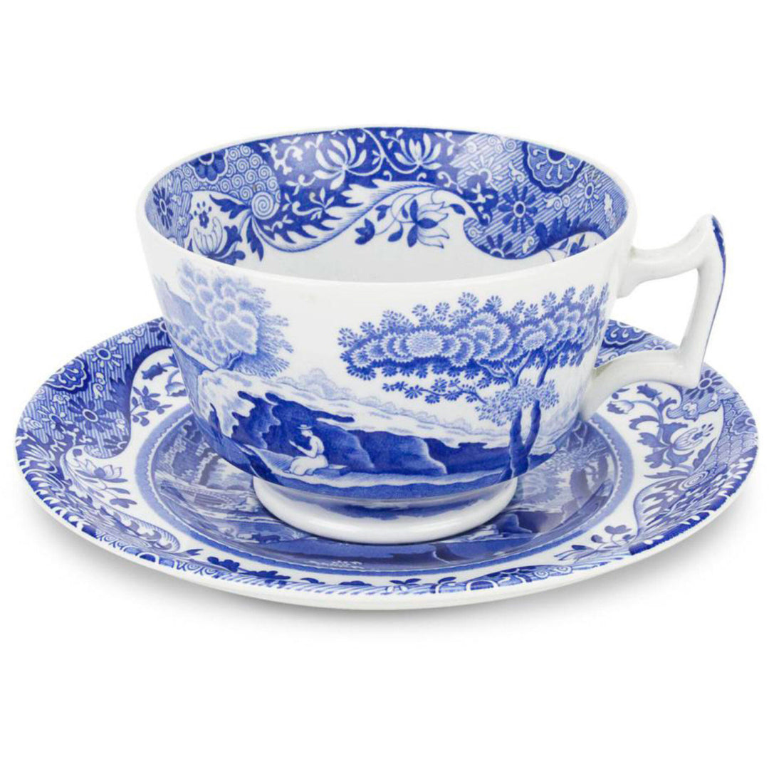 Spode Spode Morgenmadskop m. underkop Blue Italian – detaljebillede (Kopper med fad)