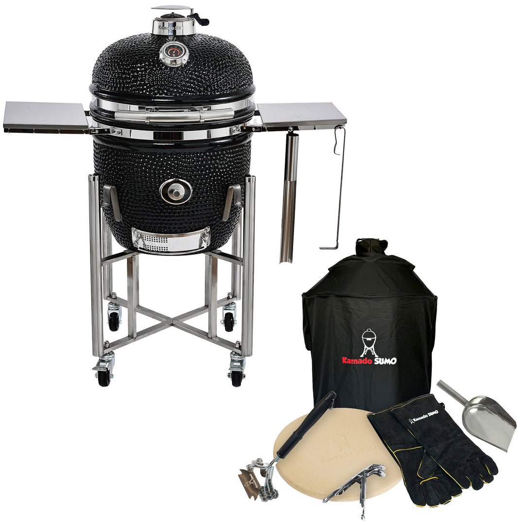 Kamado sumo Kamado Sumo Signature Midi kulgrill + tilbehørspakke – detaljebillede (Kamadogrill)