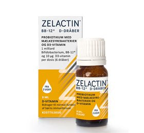 Produktbillede af Pharmaforce Zelactin d-dråber m/bb-12 8ml. på tilbud