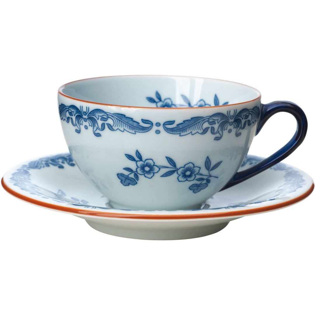Rörstrand Rörstrand Ostindia kaffekop med underkop 16 cl – frontbillede (Kaffekopper)