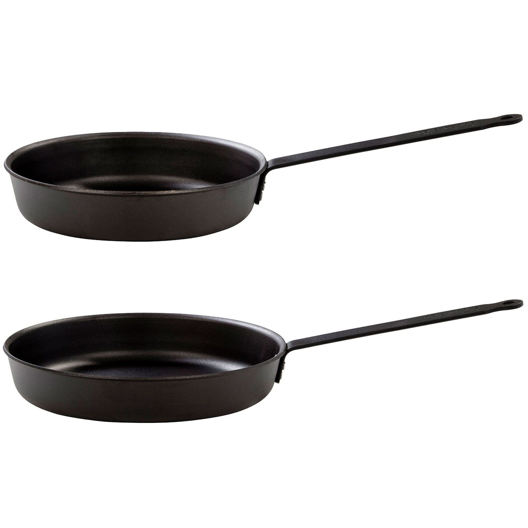 Kockums jernverk Kockums Jernverk Stegepandesæt kulstål, 24 + 28 cm – produktbillede (Stegepande sættet)