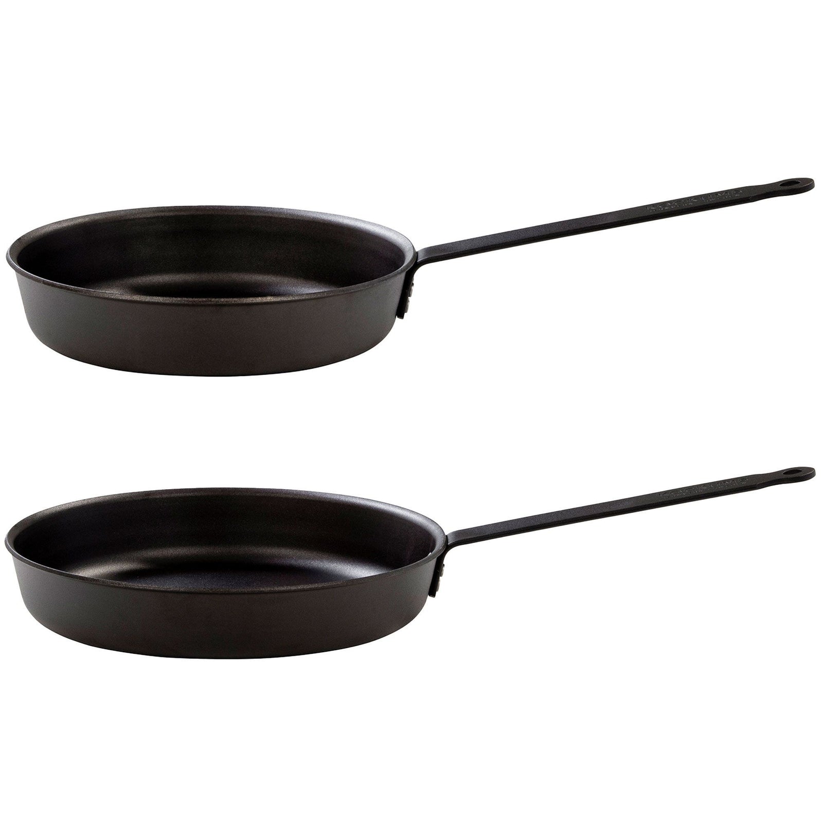 Kockums jernverk Kockums Jernverk Stegepandesæt kulstål, 24 + 28 cm – produktbillede (Stegepande sættet)