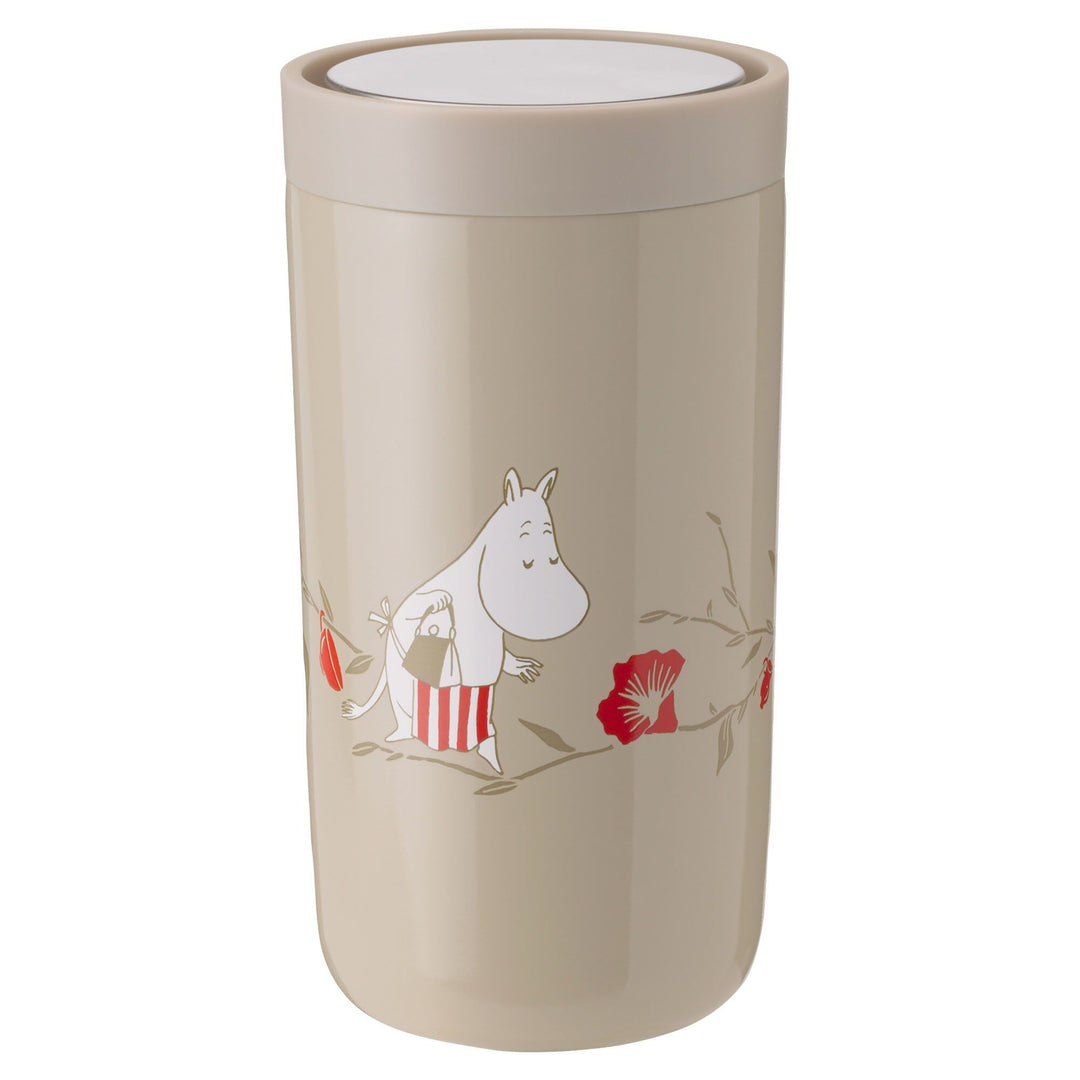 Stelton Stelton To Go Click Termokop 0,2 liter, Moominmammas teaparty – frontbillede (Termokop)