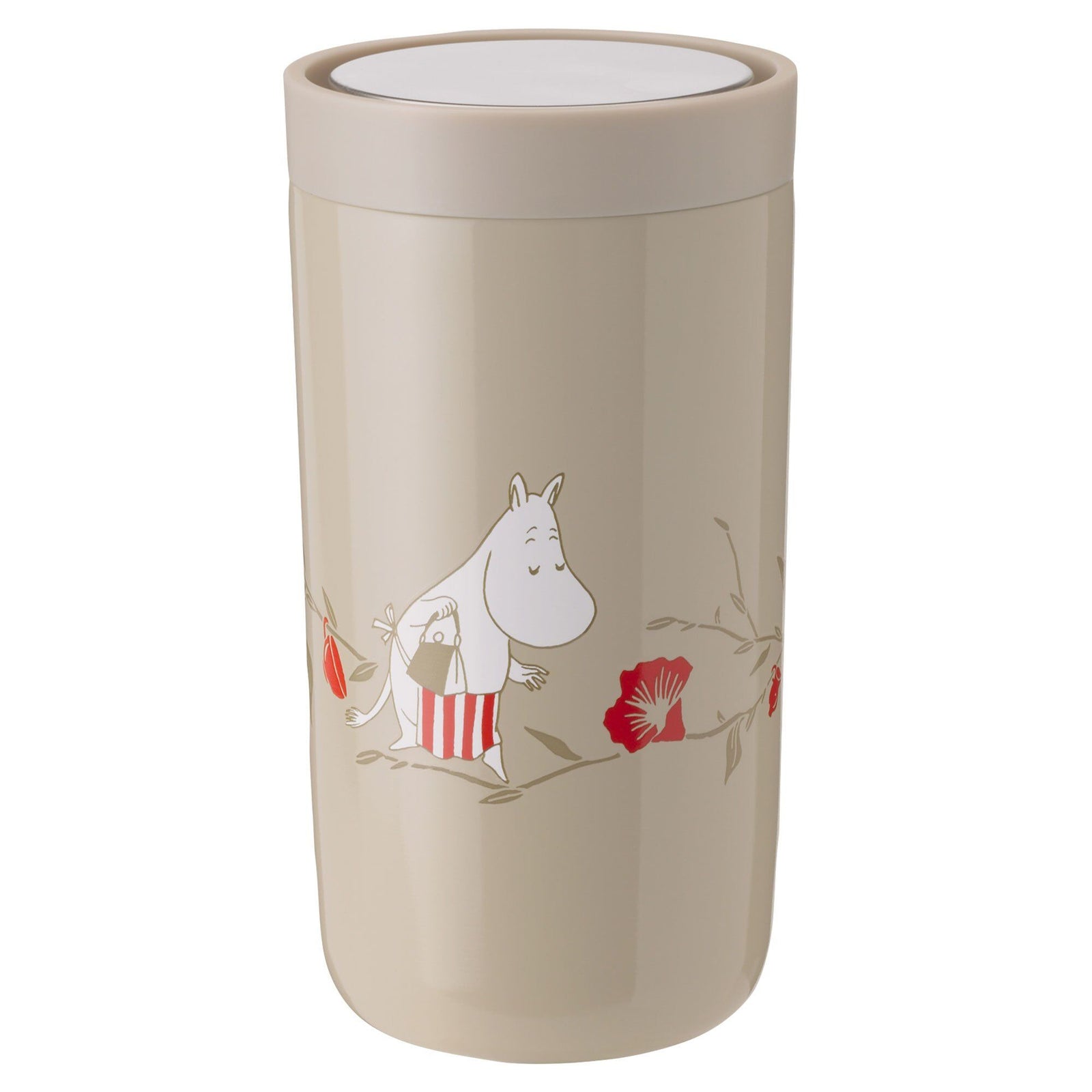 Stelton Stelton To Go Click Termokop 0,2 liter, Moominmammas teaparty – frontbillede (Termokop)