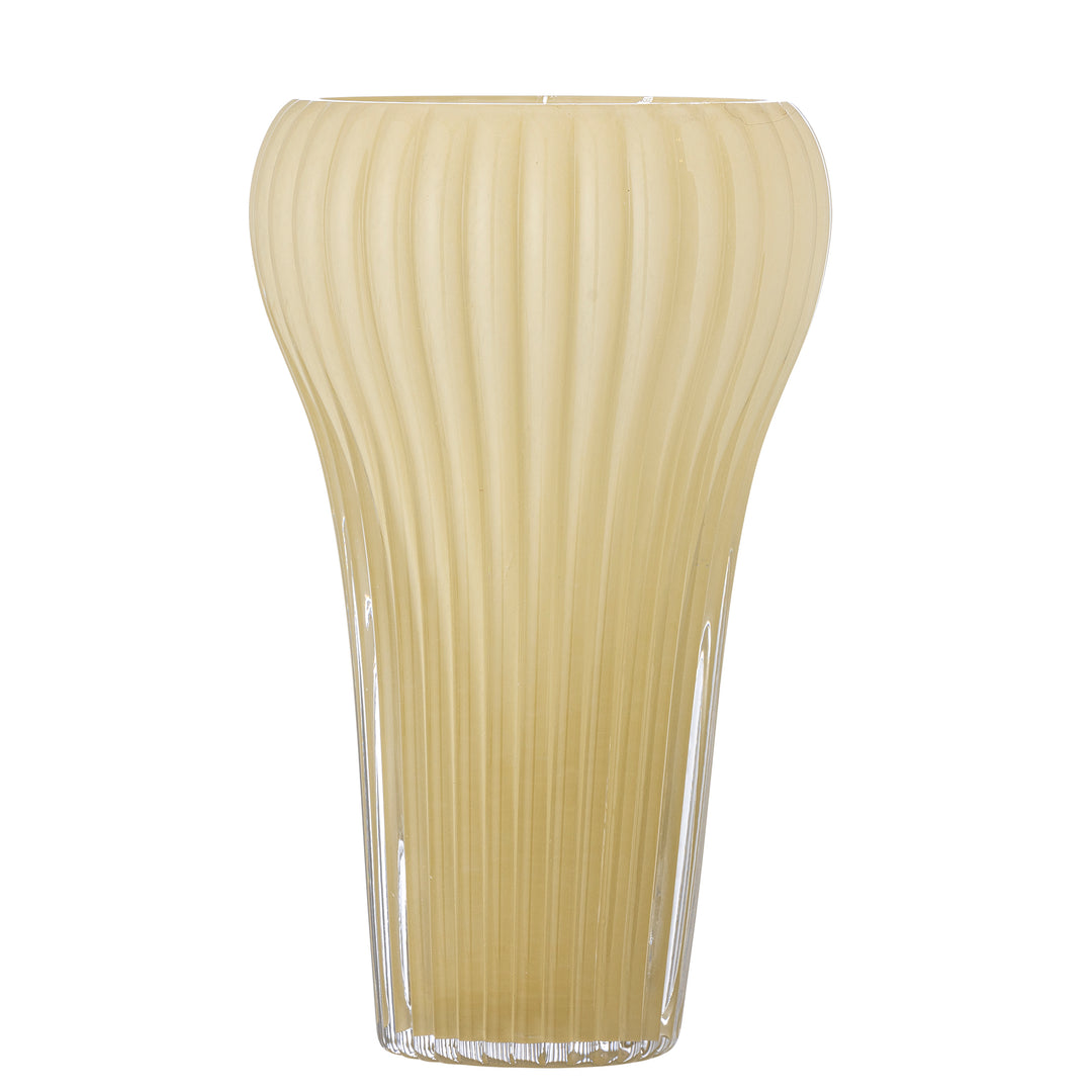 BLOOMINGVILLE Averie vase gul glas D17xH28