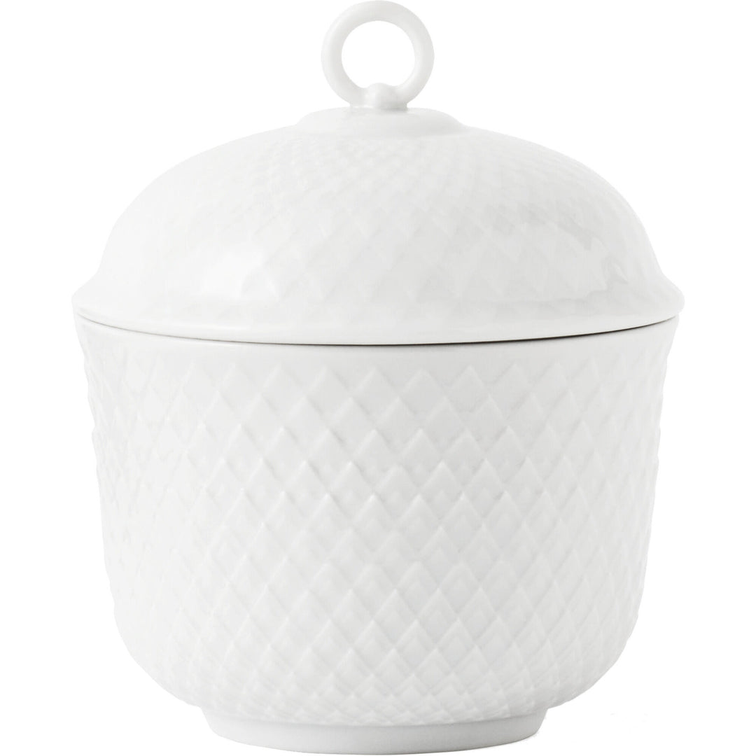 Lyngby porcelæn Lyngby porcelæn Rhombe sukkerskål – produktfoto (Sukkerskål)