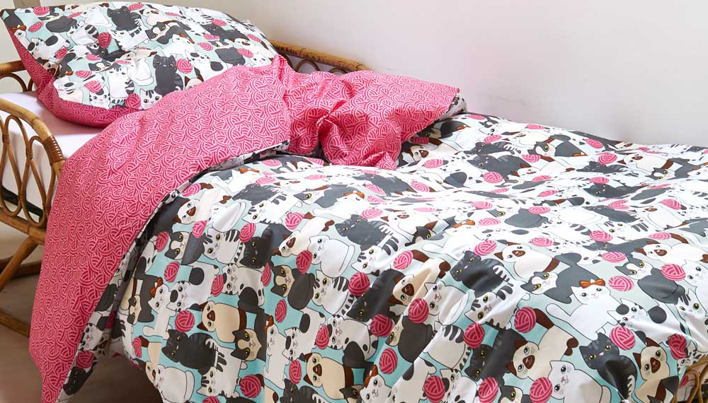 Produktbillede af Essenza Sengetøj Zoe Multi 100 x 140 Juniorsæt på tilbud i høj kvalitet