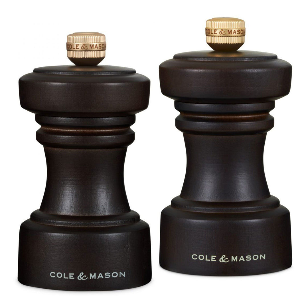 Cole & mason Cole & mason Hoxton salt og peber kværnsæt, chocolate – produktvisning (Sæt med krydderkværne)