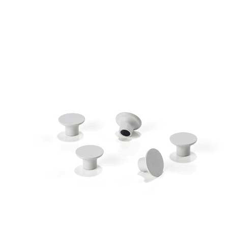 Produktbillede af ZONE Denmark Zone A-bulletin board Magnet Dia. 2,2 x 1,3 cm 5 stk. Soft Grey i premium kvalitet
